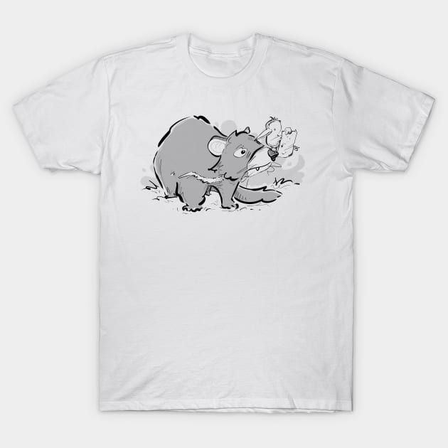 A tasmanian devil asking for directions T-Shirt by Jason's Doodles